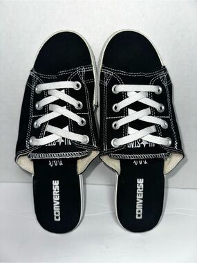 Converse All -Star Cutaway Black Sandal  Slide Sneakers  Sz 10 Hard To Find
